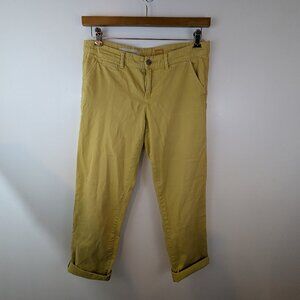Pilcro and the Letterpress No. 29 Fit/HYPHEN Yellow Pants, Sz 29